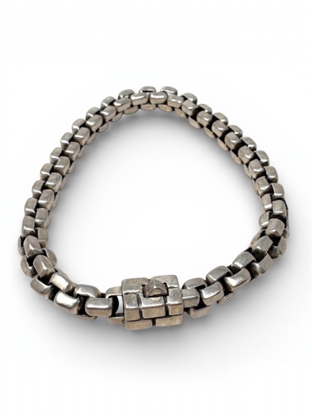 JOHN HARDY Sterling silver retired box chain bracelet